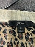 J.Crew 100% Wool Animal Print Brown Wool Pullover Sweater Size S - photo 7