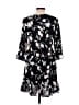 Avec Les Filles 100% Polyester Floral Black Casual Dress Size 8 - photo 2
