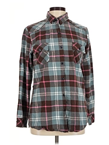 Matchstick Long Sleeve Button-Down Shirt (view 1)