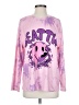 Shein Tie-dye Purple Long Sleeve T-Shirt Size 2 - photo 1
