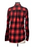 Express Plaid Red Long Sleeve Button-Down Shirt Size S - photo 2