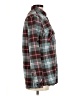 Matchstick Plaid Teal Long Sleeve Button-Down Shirt Size M - photo 4