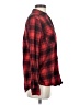 Express Plaid Red Long Sleeve Button-Down Shirt Size S - photo 4