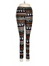 Time and Tru Print Black Leggings Size M - photo 1