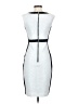 Jax 100% Polyester Graphic Silver Cocktail Dress Size 2 - photo 2