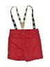 Cat & Jack 100% Cotton Red Overall Shorts 18-24 MO / 24 MO - photo 2
