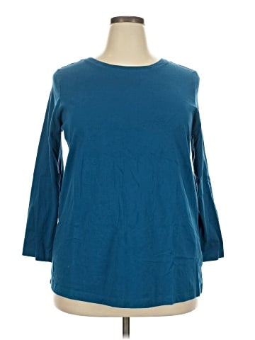 Roaman's 3/4 Sleeve T-Shirt (view 1)