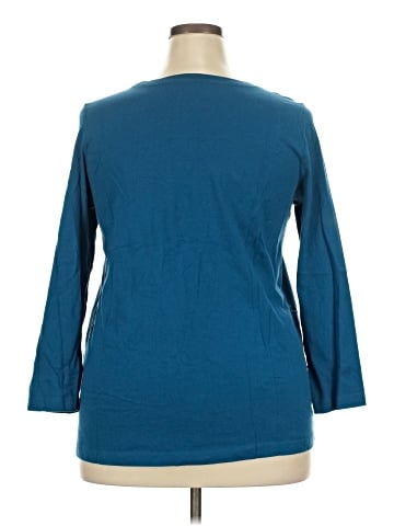 Roaman's 3/4 Sleeve T-Shirt (view 2)