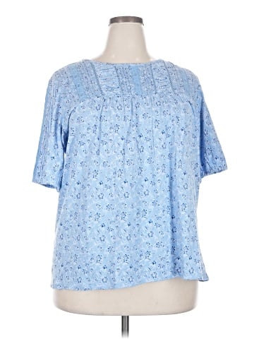 Style&Co Short Sleeve Blouse (view 1)