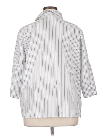 Alfred Dunner 3/4 Sleeve Button-Down Shirt (view 2)