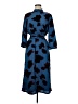 eShakti 100% Polyester Blue Casual Dress Size M - photo 1