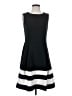 Calvin Klein Stripes Black Casual Dress Size 4 - photo 1