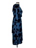 eShakti 100% Polyester Blue Casual Dress Size M - photo 4