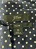 J.Crew Polka Dots Black Long Sleeve Blouse Size 6 - photo 7