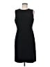 Anne Klein Solid Black Cocktail Dress Size 8 - photo 1