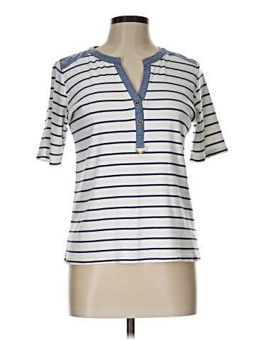 Jones New York Signature Short Sleeve Henley (view 1)