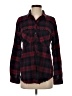 Rails Plaid Burgundy Long Sleeve Button-Down Shirt Size S - photo 1