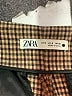 Zara Houndstooth Brown Casual Pants Size S - photo 7