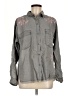 Billy T 100% Lyocell Gray Long Sleeve Button-Down Shirt Size M - photo 1