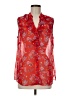 CAbi 100% Polyester Red Sleeveless Blouse Size M - photo 1