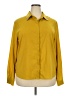 Assorted Brands 100% Polyester Yellow Long Sleeve Blouse Size XXL - photo 1