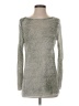 Nic + Zoe Silver Pullover Sweater Size S - photo 1