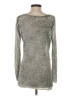 Nic + Zoe Silver Pullover Sweater Size S - photo 2