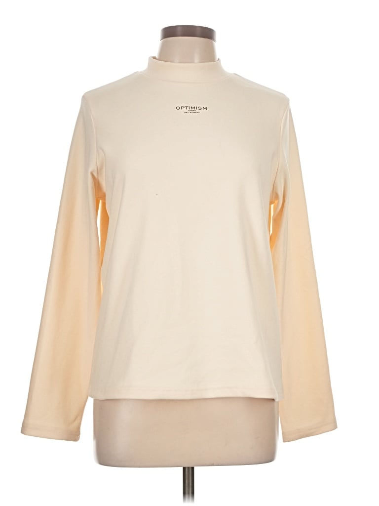 Pre-owned Dazy Sweatshirt In Ivory