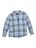 Vineyard Vines 100% Cotton Plaid Blue Long Sleeve Button-Down Shirt Size 12 - 14 - photo 1