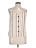 Love J 100% Polyester Ivory Sleeveless Blouse Size L - photo 1