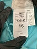 Alfred Angelo 100% Polyester Solid Teal Cocktail Dress Size 16 - photo 8