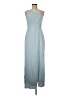 Thread 100% Polyester Gray Blue Casual Dress Size 8 - photo 1