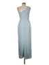 Thread 100% Polyester Gray Blue Casual Dress Size 8 - photo 2