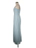 Thread 100% Polyester Gray Blue Casual Dress Size 8 - photo 5