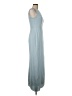 Thread 100% Polyester Gray Blue Casual Dress Size 8 - photo 4