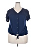 Weatherproof Blue Short Sleeve Top Size XXL - photo 1