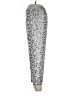 J.Crew Factory Store 100% Polyester Animal Print Silver Casual Pants Size 10 - photo 5