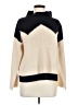 The Reeds Color Block Ivory Turtleneck Sweater Size M - photo 1