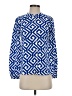 Boden 100% Cotton Blue Long Sleeve Blouse Size 4 - photo 1