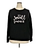 Mary Square Black Sweatshirt Size XXL - photo 1