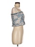 Tiger Mist Blue Sleeveless Blouse Size M - photo 4