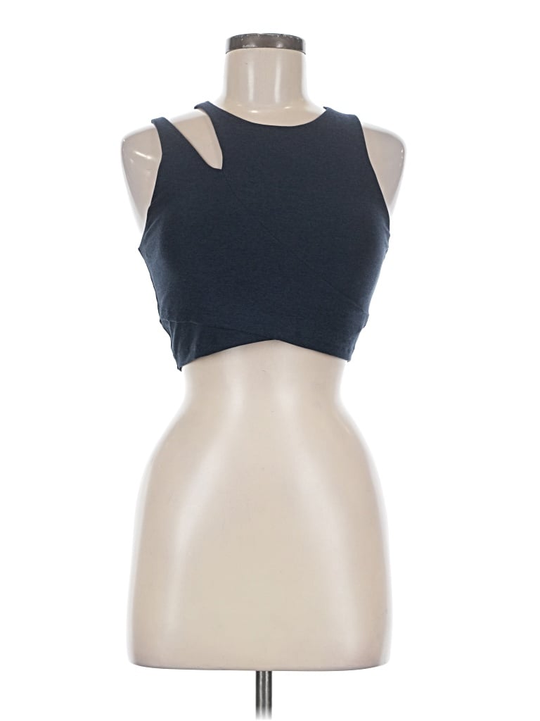 Pre-owned Active By Old Navy Tank Top Blue Halter Neckline Tops