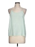 H&M 100% Polyester Green Sleeveless Top Size 12 - photo 1