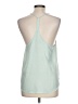 H&M 100% Polyester Green Sleeveless Top Size 12 - photo 2