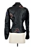 Colleen Lopez 100% Polyurethane Floral Black Jacket Size S - photo 2