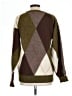 Comptoir des Cotonniers 100% Wool Argyle Brown Wool Pullover Sweater Size Lg (3) - photo 2