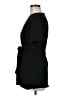 Zara 100% Polyester Black Short Sleeve Blouse Size M - photo 5