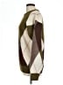 Comptoir des Cotonniers 100% Wool Argyle Brown Wool Pullover Sweater Size Lg (3) - photo 5