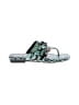 Donald J Pliner Green Flip Flops Size 6 1/2 - photo 1