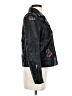 Colleen Lopez 100% Polyurethane Floral Black Jacket Size S - photo 4